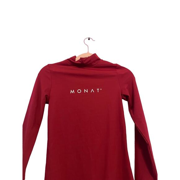 Monat longsleeve bodysuit maroon - Picture 1 of 6